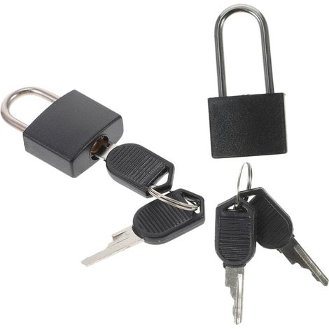de 2 mini cadenas pour casiers petits cadenas avec clé pour