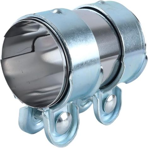 Collier de serrage argenté pour manchon de tuyau d'échappement 55 x 95 mm, compatible avec A1 8X (2010-2018), A3 8L (1996-2003) et A3 8P (2003-2013) - 1K0253141M (1/5)