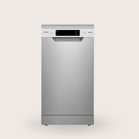 LAVAVAJILLAS EVVO D3X Slim (45 cm), 10 Cubiertos, 8 Programas, Inox, Ancho 450 mm