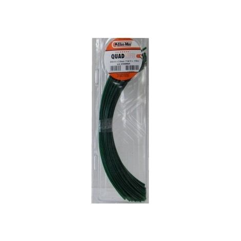 Fil nylon carré coupé D. 3,5mm (sachet de 50 brins)