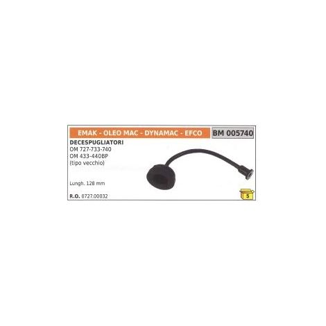 Tubi pescamiscela EMAK decespugliatore OM 720 - 433 - 440BP lunghezza 128 mm
