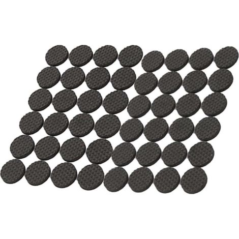 Lot de 48 protège-pieds chaise ronds autocollants, antidérapants, (1/5)