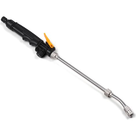 Nettoyeur haute pression 2 en 1 avec buse à jet plat et jet plat, pour un nettoyage sûr et efficace. Lance de lavage à fort impact. Idéal pour une utilisation domestique sur le bois, la brique, le bét (1/5)