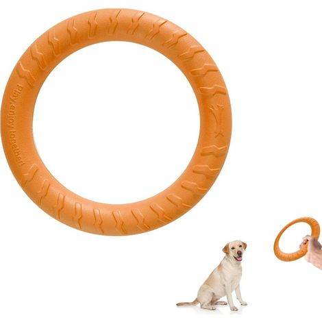 Anneau de Morsure de Chien, Chien Jouets Anneau, Anneau D'entraînement Interactif, Disque de Lancer Durable, pour Petits et Grands Chiens (1/5)