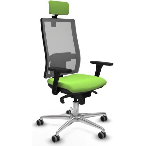 Piqueras y Crespo Horna Chaise de bureau pistache ergonomique (1/3)