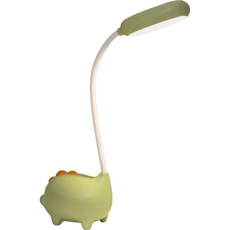 Lampe de bureau LED avec chargement USB, soin des yeux, jolie Table de lecture pour chevet, dortoir, vert (1/5)