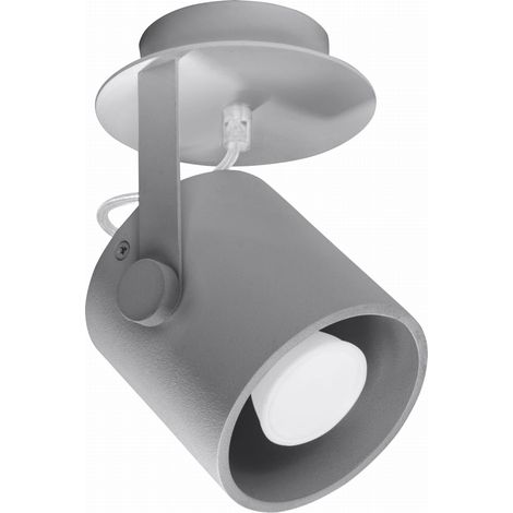 Spot da soffitto LAROSA 1 grigio metallo GU10 Sollux (1/4)