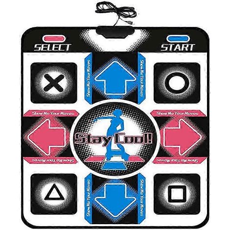 Tapis de danse filaire USB, tapis de jeu de danse à 11 touches, tapis de danse haute définition, équipement de tapis de danse. (1/5)