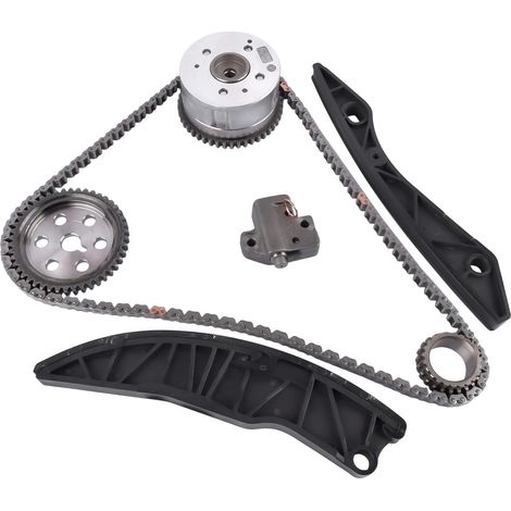 Kit catena di distribuzione, acciaio ad alta resistenza, compatibile con specifici tipi di motore, vari modelli di auto, migliora l'efficienza del motore, specifiche compatibili con OEM (1/5)