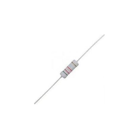 Resistenza Ossido di metallo 0,1r Ohm 2w 5% Misure 12x5mm 0,1r2w