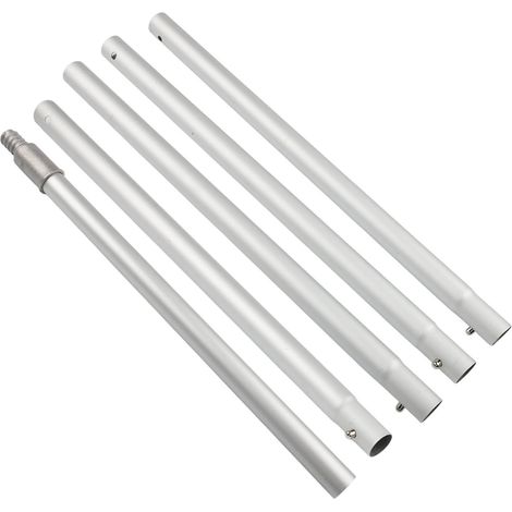 Perche Télescopique Aluminium 3,6m 9 Sections Nettoyage (1/5)