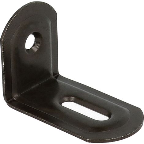 Lastrine ad angolo con asola - 23 x 28 x 38 mm. - nero - 4 pz.