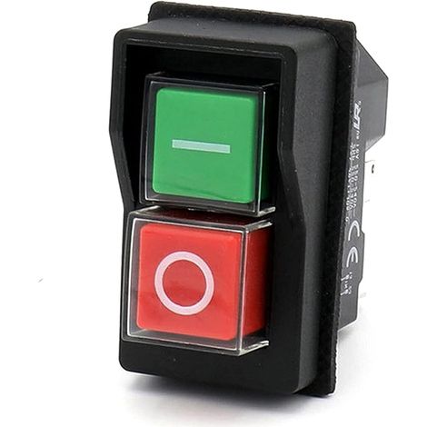 Ortviai Interrupteur Électromagnétique KJD17 5 Broches AC250V 16A, Démarreur Bobine Trancheuse, Contrôle Industriel Stabilité Système, 220-240V (1/5)