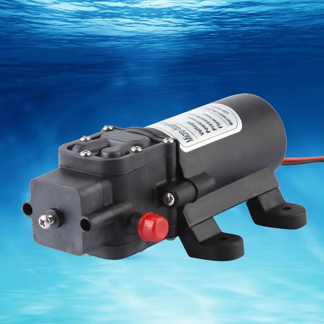 Pompe à eau électrique miniature 24V 60W pompe à membrane micro débit 5L/m aspiration 1.5m (1/5)