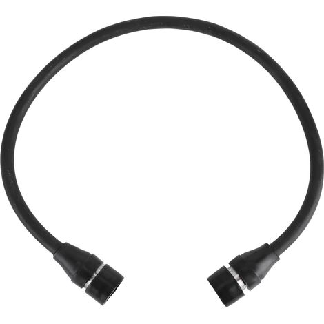 Tuyau de gonflage 60 cm raccord rapide double embout femelle pour pompe à air résistant haute pression (1/5)