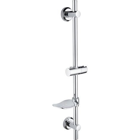 Barre de Douche 70 cm en Acier Inoxy 304 avec Porte-Savon (1/5)