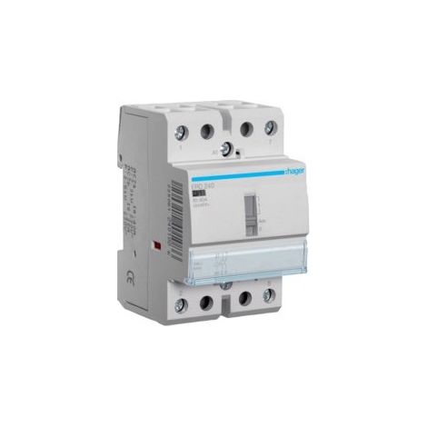 Contact cde manu 40A, 2F, 24V - AUTOMATISMES HAGER ERD240 (1/2)