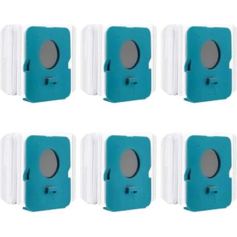 6 Pièces Sac à Poussière Clean Station pour Samsung Bespoke Jet VCA ADB95,Sacs de Rechange pour Aspirateur,Sacs d'Aspirateur,Accessoires pour Aspirateurs (1/5)