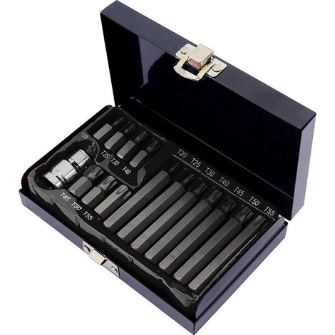 Coffret 15 embouts "étoile" Chrome-vanadium - AUTOBEST (1/2)