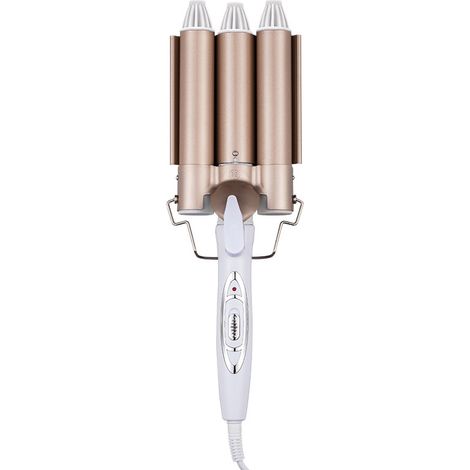 Ferro arricciacapelli a tre impostazioni per ricci grandi, 22 mm, temperatura regolabile, riscaldamento rapido, ideale per creare ricci grandi su capelli lunghi e corti, accessorio per lo styling (1/5)