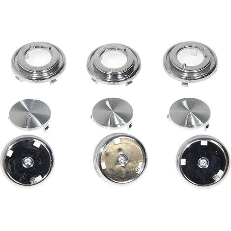 Delonghi kit 3 manopole bistecchiera piastra CGH900 CGH902 CGH910 CGH912