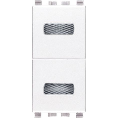 Doppia Spia Neutra Bianco VIMAR 20388.B