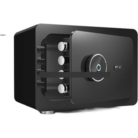 Petit coffre-fort 20 CM 25 CM 30 CM 35 CM Accueil Hôtel Bureau Serrure Cabinet Coffres-forts De Sécurité Biométrique D'empreintes Digitales Serrure Boîte Électronique Numérique Coffre-fort(25CM Bk Fin (1/5)