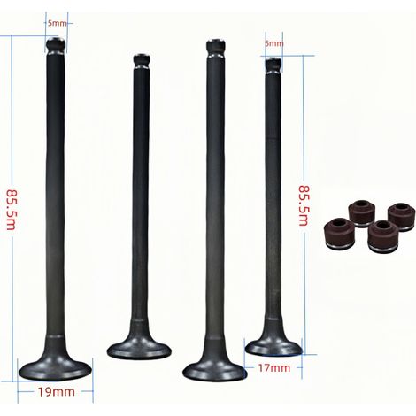 Valve stem seals for NMAX155 motorcycles, compatible with Yamaha NMAX155, NVX155 and GPD150 (1/4)
