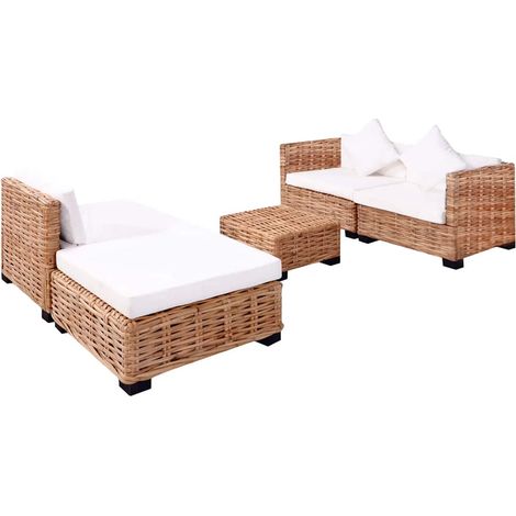 Maison Exclusive - Ensemble de canapés 14 pcs Rotin naturel (1/5)