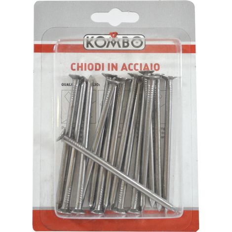 SET DI CHIODI CON TESTA PIATTA CARPENTERIA 3,5 X 70 GREZZI 75