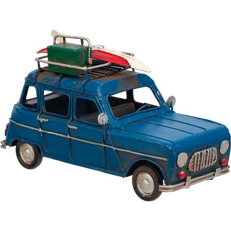 Coche de metal azul 17x7.5x9.5 (1/5)