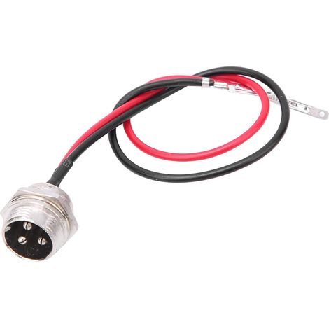 3 Broches 2 Fils Connecteur de Port de Charge, 6 Connecteurs de Port de Charge de Scooter électrique pour Prise de Vélo électrique Chargeur de Batterie Accessoires de Moto,scooter électrique (1/5)