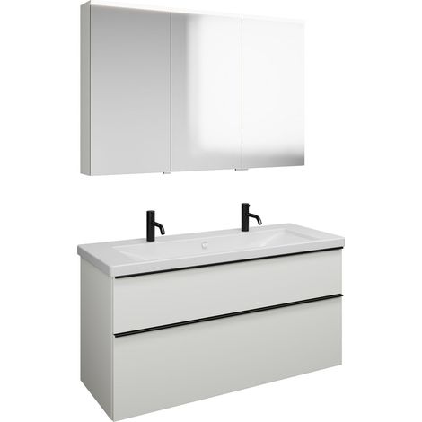 burgbad Eqio Set, bestehend aus Spiegelschrank links, (1/2)