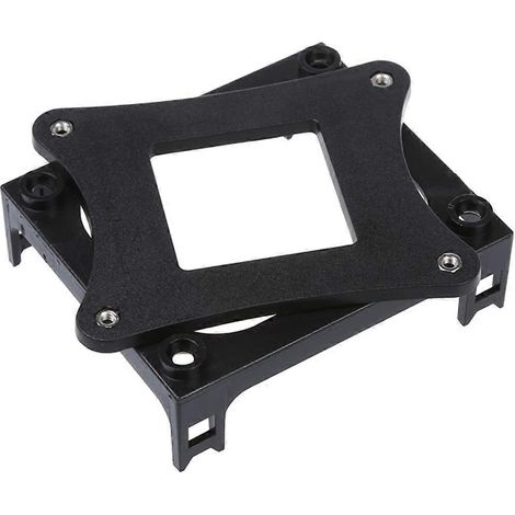 Support de fixation pour ventilateur de processeur en plastique noir, base pour socket 478 (1/5)