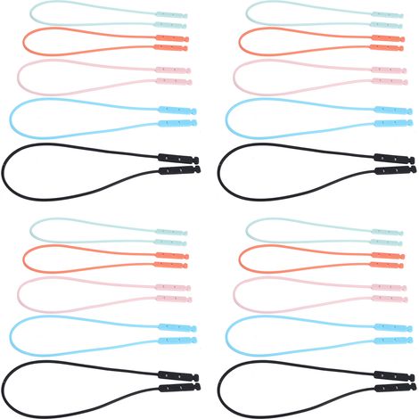Lot de 4 ceintures de protection buccale universelles en silicone souple et élastique pour médecins, infirmières et enseignants (1/5)