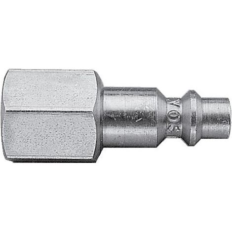 Embout ISO B DN8 taraudé BSPP - Acier traité anti-corrosion série IRP 08-IRP 086102 - Prevost