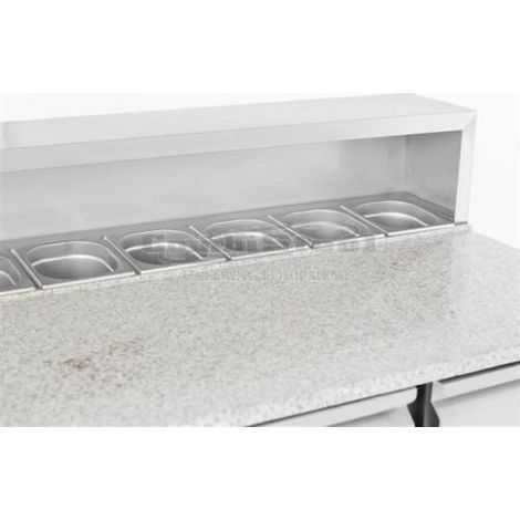 Table Pizza Réfrigérée 3 portes pour 8 GN 1/6 - Combisteel (1/3)