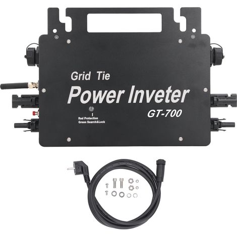 Micro-onduleur 700W Monophasé Solaire Connecté au Réseau WiFi DC/AC Mini Onduleur Prise EU 230V (1/5)