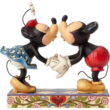 Figurine Collection Mickey et Minnie s'embrassent (1/2)