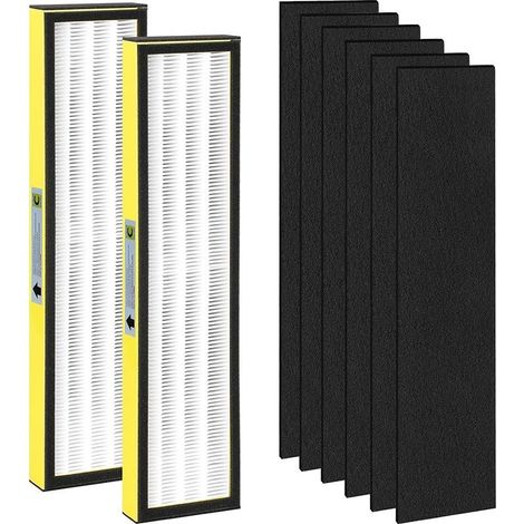 Filtre jaune 2+8 compatible avec le purificateur d'air Germguardian FLT4825 et les éléments filtrants AC4825 et AC4850. (1/5)
