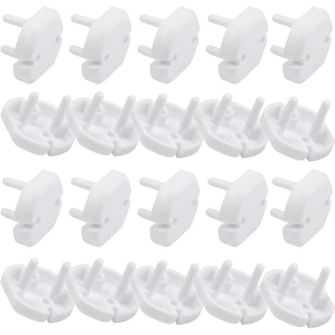 EU-Standard-Steckdosenschutz-Set, 20-teilig, für Kindersicherheit, ABS-Material, Weiß (1/5)