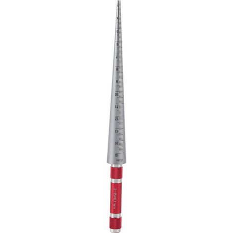 Mesureur de trou conique de haute précision en acier inoxydable 1-6.5/3-15/15-30/30-45mm3-15mm (1/4)