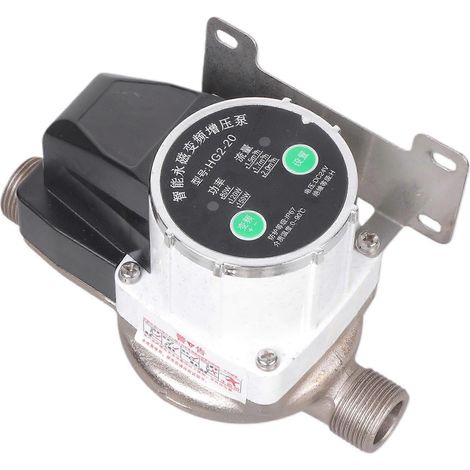 Pompe de surpression automatique pour chauffe-eau, pompe de surpression pour chauffe-eau à gaz, pompe de surpression à aimant permanent 24 V à fréquence variable, multicolore (1/5)