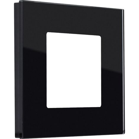 Cornice Vetro 1 Modulo Modern Nero