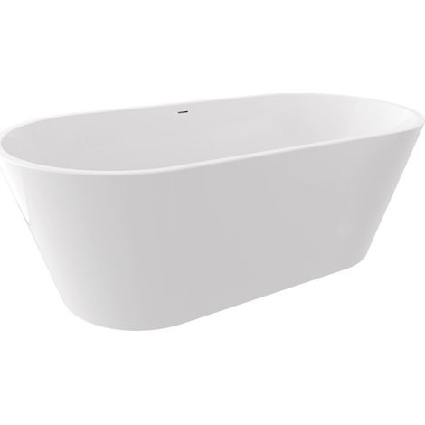 Baignoire îlot AZRA 170x80x58cm, blanc (1/4)