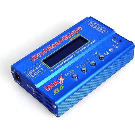 Chargeur Lipo 80 W 6 A Équilibrage professionnel haute puissance pour LiPo/Li-Ion/Life (1-6S), NiMH/NiCd (1-15S) (1/5)