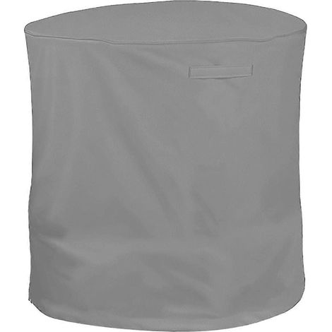 Housse de protection pour broyeur de branches portable avec cordon de serrage imperméable gris résistant. (1/5)