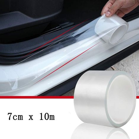 Film De Protection Pour Porte De Voiture - Auto-Adhésif Transparent En Nano-PU - Résistant Aux Rayures Et Aux UV - 7 x 10 M (1/5)