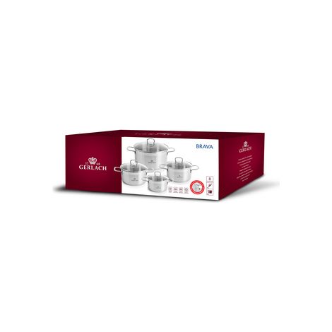 Gerlach Brava Kochgeschirr-Set, 8-teilig