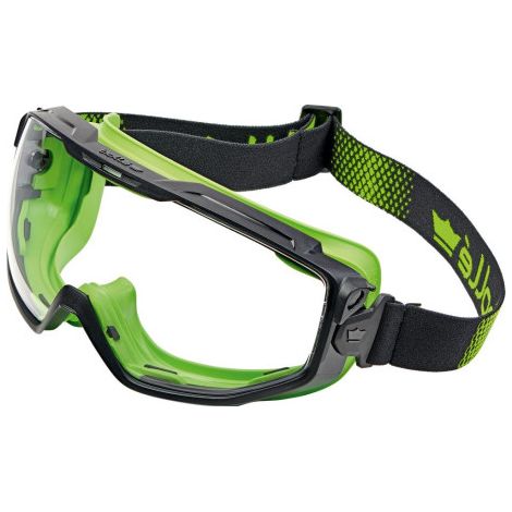 Lunettes-masque UNIVERSAL - incolore - noir, vert - étanche - BOLLE SAFETY (1/2)